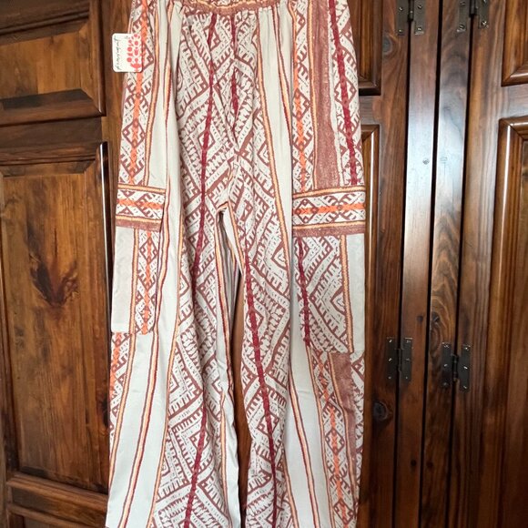 NWT Free People Visionary Printed Pants (XS) - Picture 8 of 8